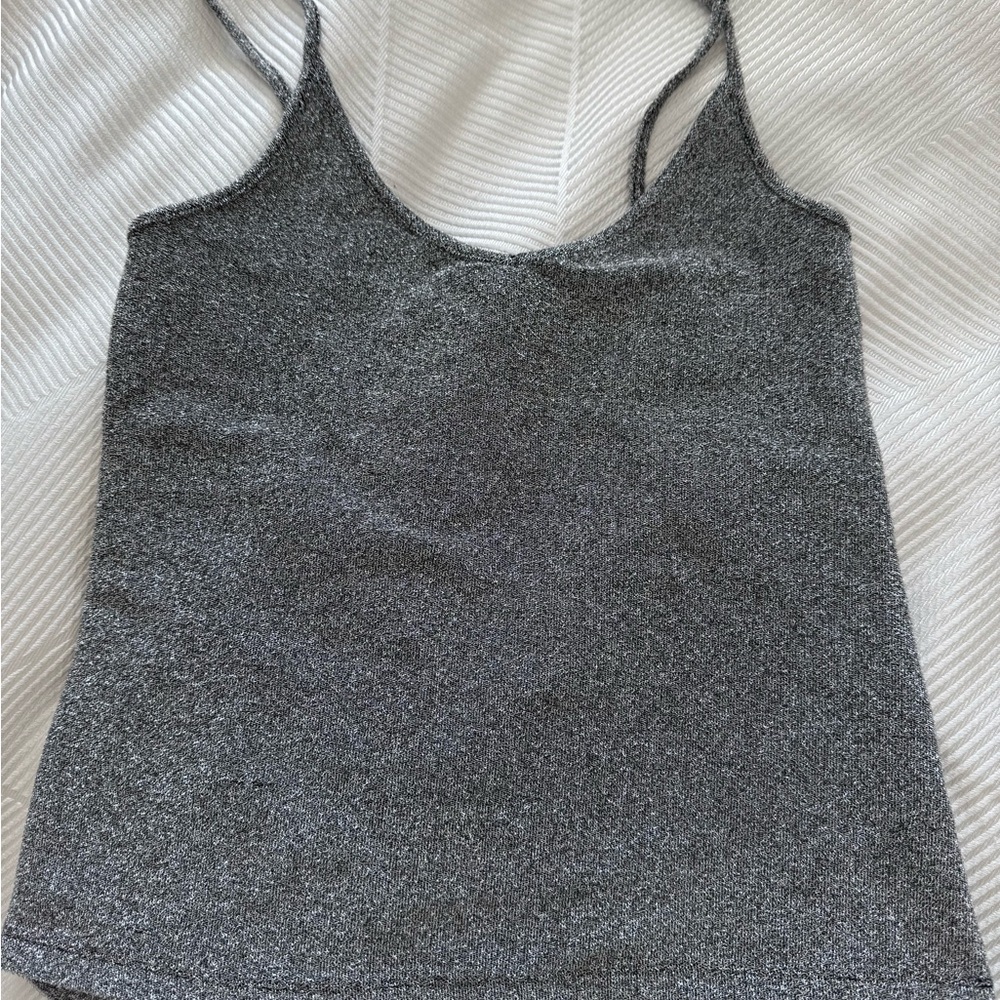 7 For All Mankind Charcoal Camisole